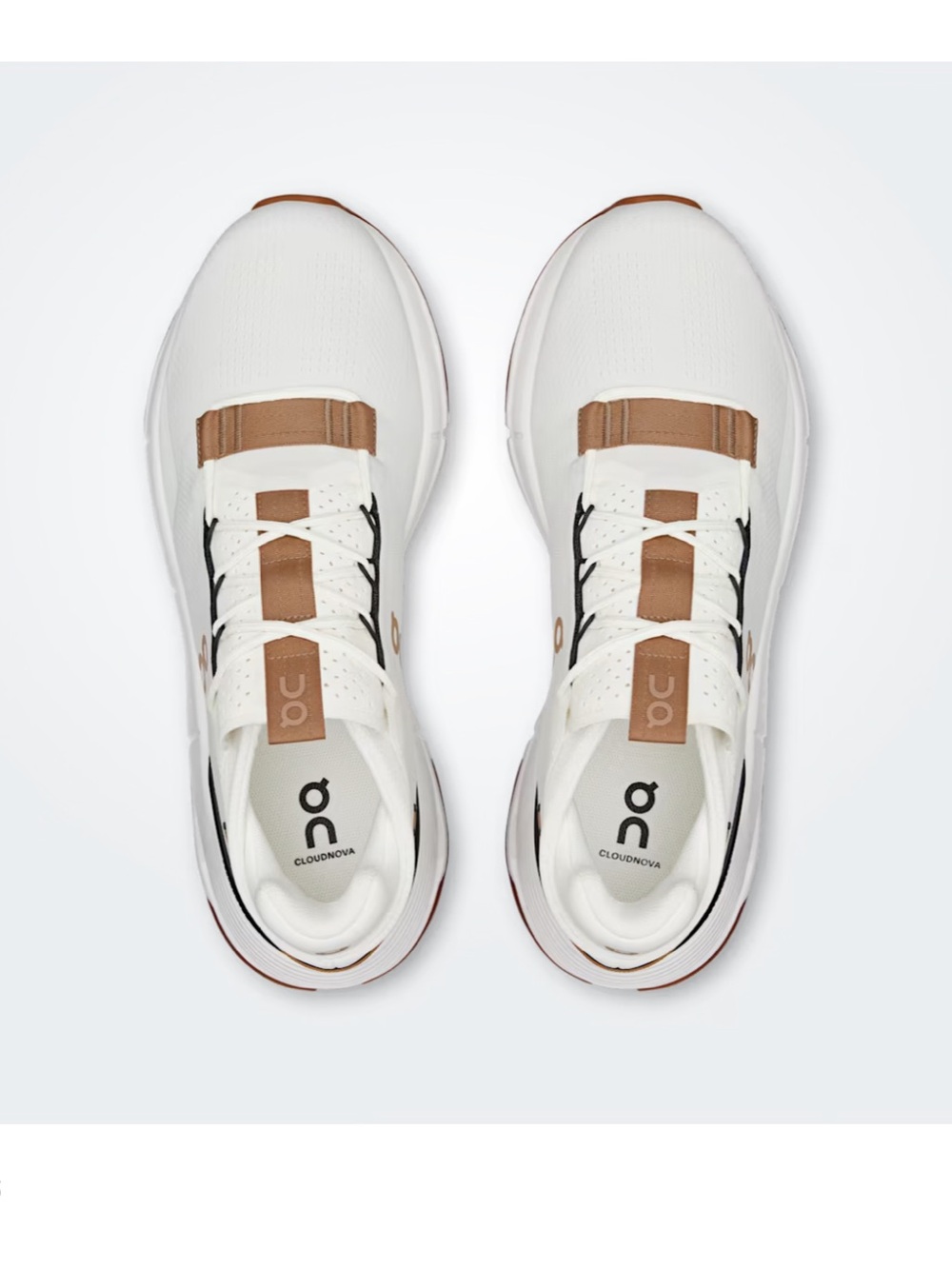 On Running Cloudnova 2 ivory MENS size 12 EUC